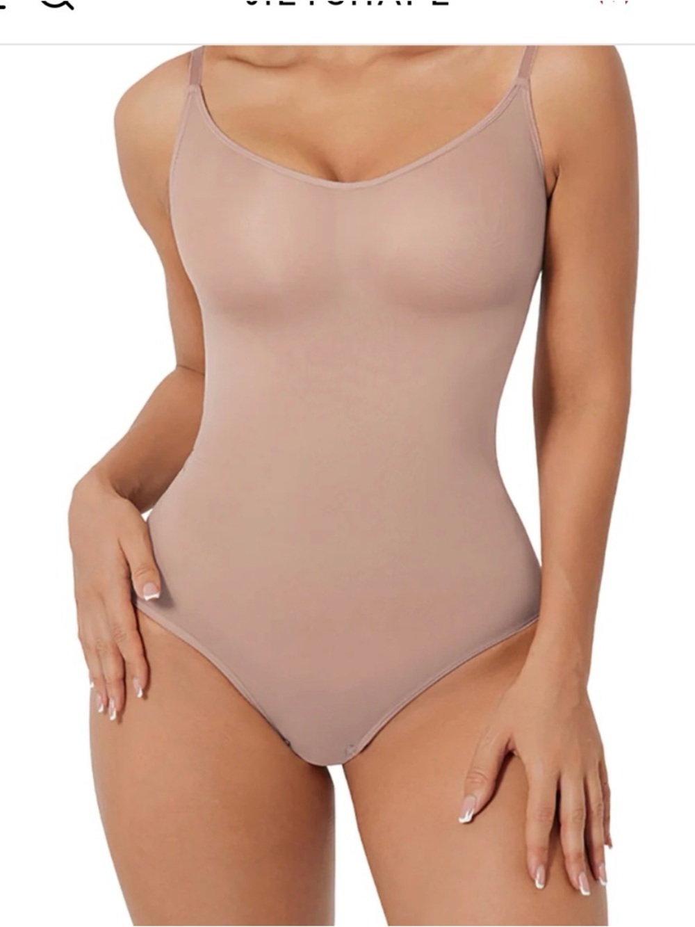 HeyShape Nude Snatched Shapewear Bodysuit L Seamless Sculpting Faja